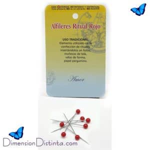 Alfiler Rojo para ritual -7 unidades-