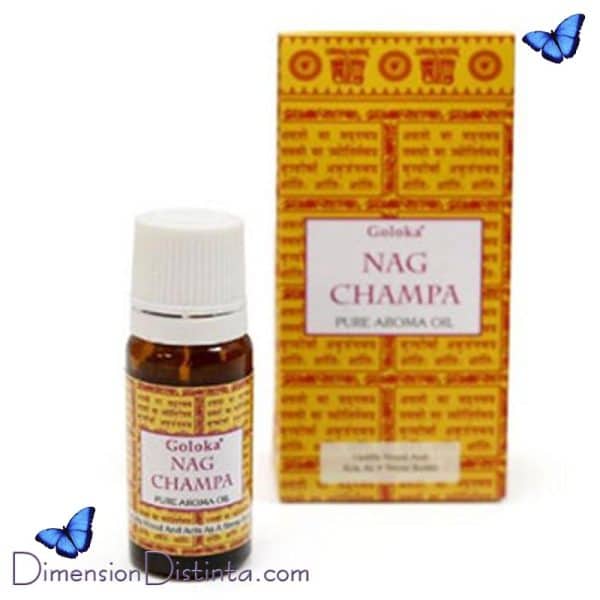 Imagen aceite aromatico goloka nag champa 10ml | DimensionDistinta