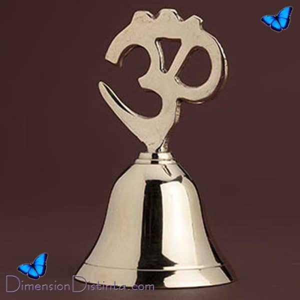 Imagen campana dorada simbolo om 5 x 10 cm | DimensionDistinta