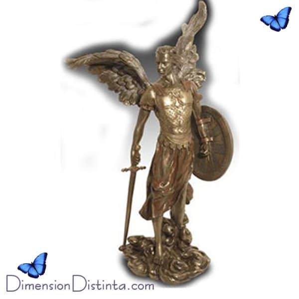 Imagen figura resina arcangel miguel 36 cm | DimensionDistinta