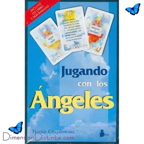 Imagen jugando con los angeles pack libro cartas | DimensionDistinta