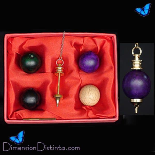 Imagen kit 4 pendulos de madera colores varios | DimensionDistinta