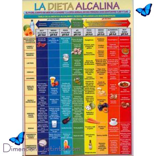 Imagen la dieta alcalina lamina doble cara | DimensionDistinta