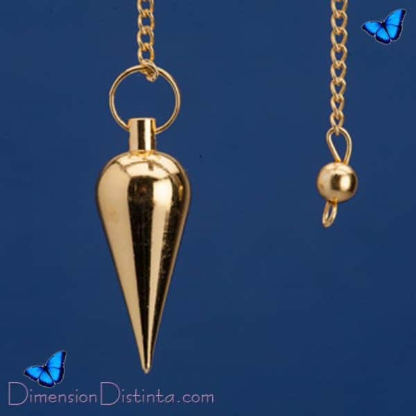 Imagen pendulo de metal dorado 35x14 cms 22grms | DimensionDistinta