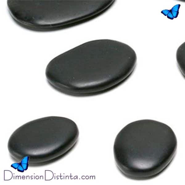 Imagen piedra de termoterapia obsidiana 6 cms | DimensionDistinta
