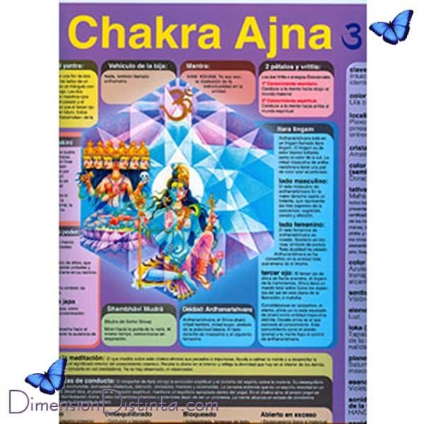 Imagen poster chakra 6o ajna | DimensionDistinta