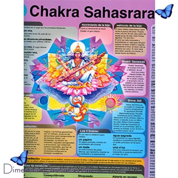 Imagen poster chakra 7o sahasrara | DimensionDistinta