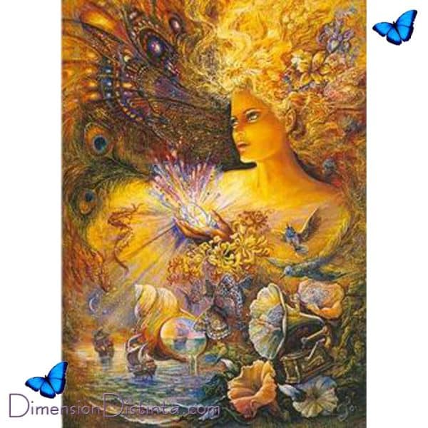 Imagen tarjeta diosa cristal | DimensionDistinta