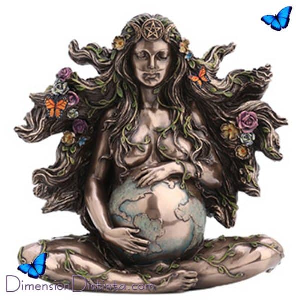 Imagen figura resina gaia madre tierra embarazada sentada 175 x 9 x 1750 | DimensionDistinta
