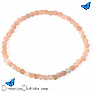 Pulsera elastica faceteada piedra sol