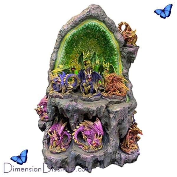 Imagen figura dragon coleccion cristal leyenda oscura 55 x 4 x 5cm | DimensionDistinta