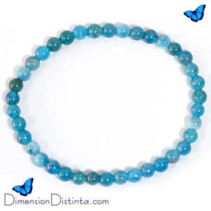 Pulsera elastica apatita bola 4 mm